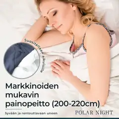 Polar Night painopeitto 16 kg 200x220 cm tuplapeitto - 6